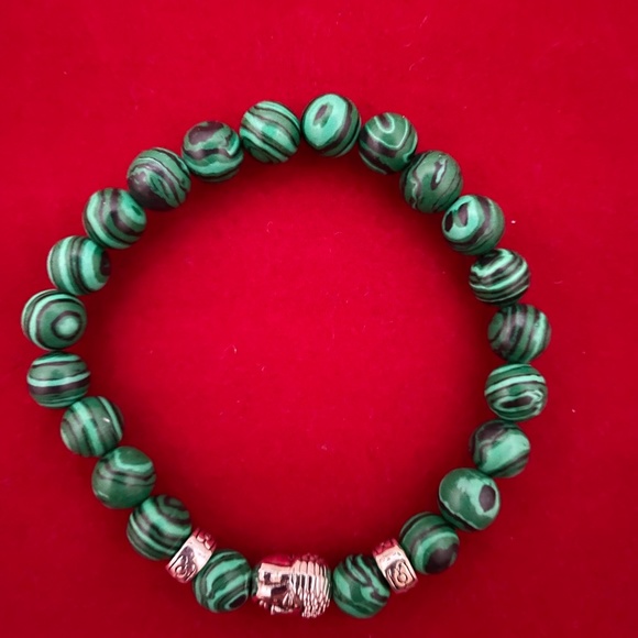 Malachite buddha bracelet - Picture 4 of 4